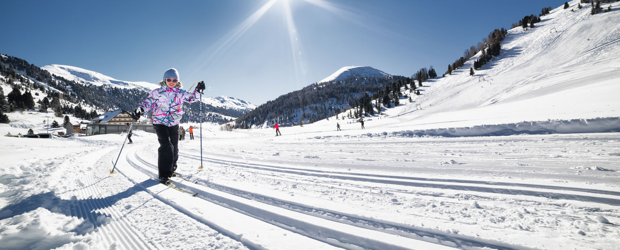  Cross-country skiing on winter vacation © Ferienregion Salzburger Lungau
